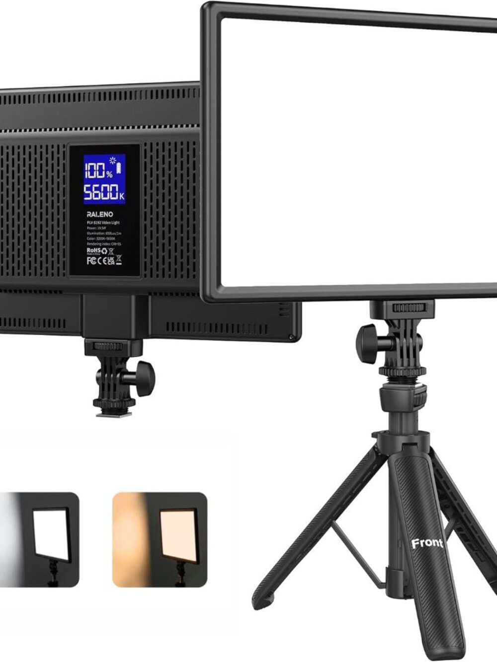 RaLeno LED Video Soft Light Panel 19.5W Photography Light